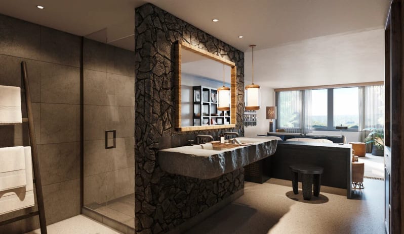 Ocean View Terrace King - Bathroom